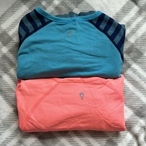 Ivivva Fly Tech Shirt x2 Long Sleeve Size 10